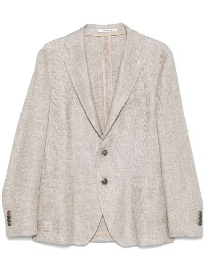 TAGLIATORE PATTERNED BLAZER