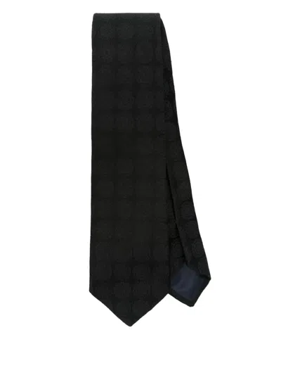 TAGLIATORE PATTERNED-JACQUARD TIE