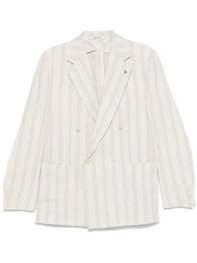 TAGLIATORE STRIPED BLAZER