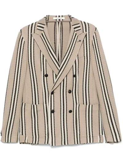 TAGLIATORE STRIPED BLAZER