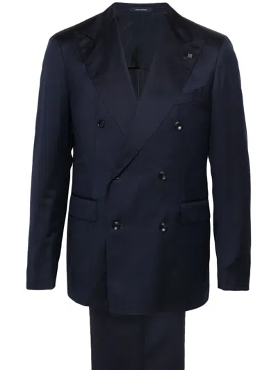 TAGLIATORE VESUVIO DOUBLE-BREASTED WOOL SUIT