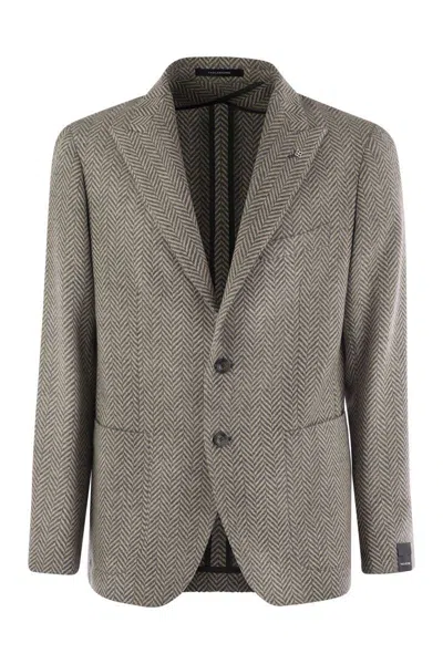 TAGLIATORE TAGLIATORE WOOL AND CASHMERE JACKET