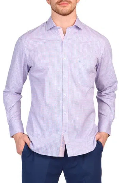 TAILORBYRD TAILORBYRD MINIRETRO COTTON STRETCH BUTTON DOWN SHIRT