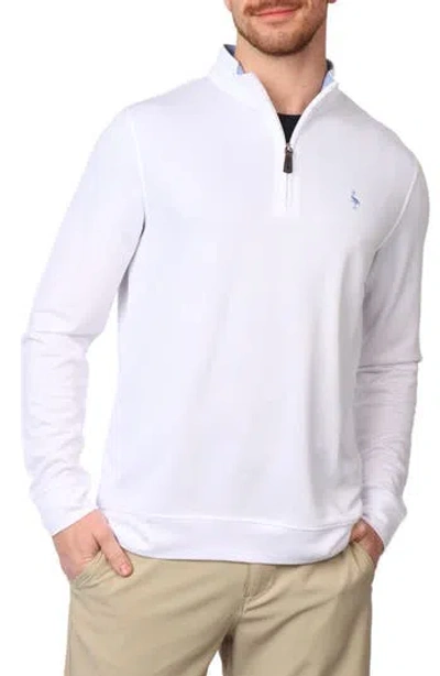 TAILORBYRD TAILORBYRD MODAL BLEND QUARTER ZIP POLO