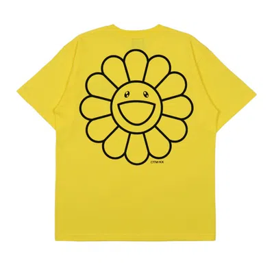 TAKASHI MURAKAMI MEN'S TAKASHI MURAKAMI HOUSE T-SHIRT IN YELLOW/BLACK