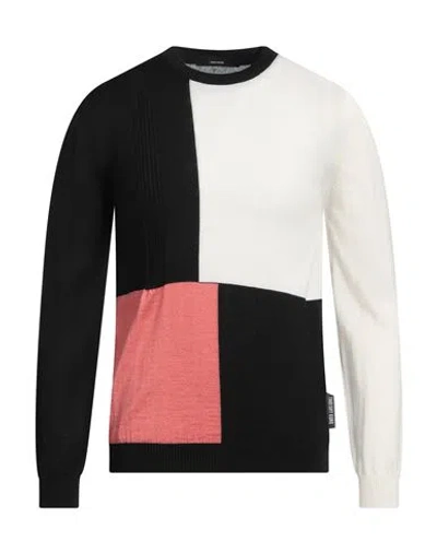 TAKESHY KUROSAWA TAKESHY KUROSAWA MAN SWEATER BLACK SIZE XXL MERINO WOOL, ACRYLIC