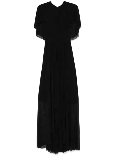 TALBOT RUNHOF DRAPED-DETAIL GOWN