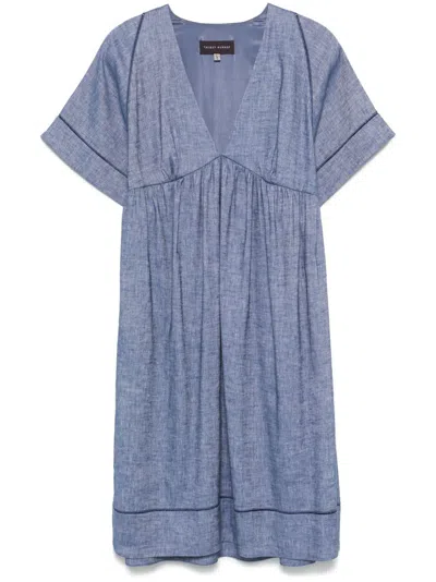 TALBOT RUNHOF FLARED MINI DRESS