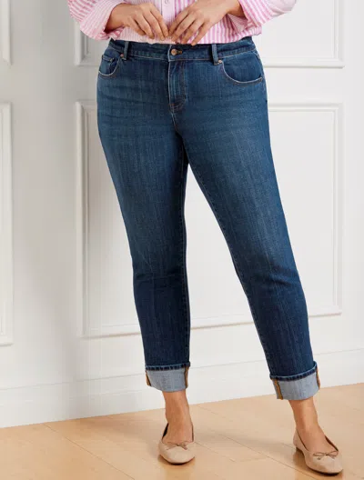 TALBOTS PETITE - EVERYDAY RELAXED LEG JEANS - ANNIKA WASH - 16 TALBOTS