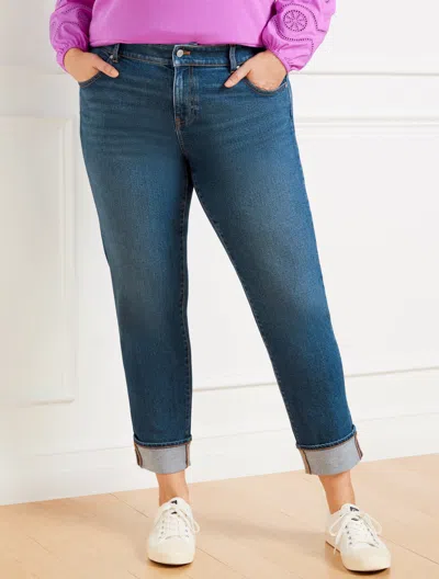 TALBOTS PLUS PETITE - EVERYDAY RELAXED LEG JEANS - SONIA WASH - 20 TALBOTS