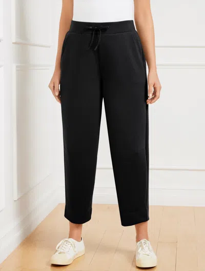 TALBOTS MISSES - AIRKNIT STRETCH BARREL LEG PANTS - BLACK - XL TALBOTS