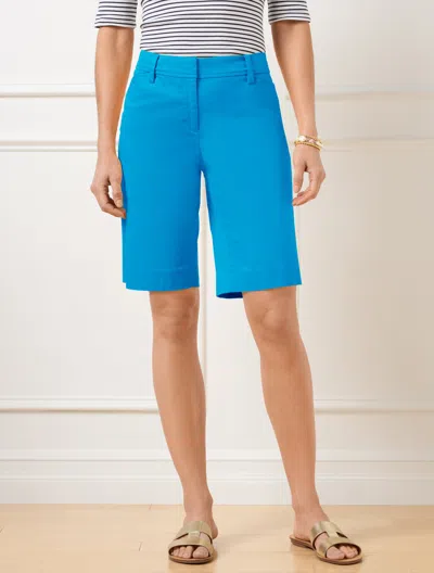 TALBOTS PETITE - PERFECT SHORTS - 9Â - DEEP SEA BLUE - 16 TALBOTS