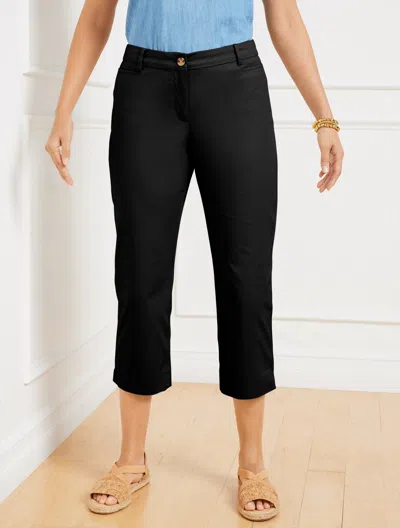 TALBOTS PLUS SIZE - PERFECT SKIMMERS PANTS - CURVY FIT - BLACK - 18 TALBOTS