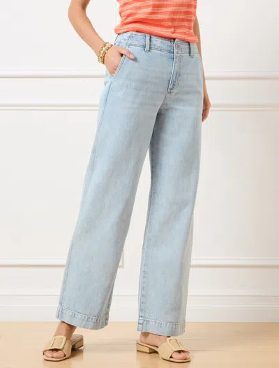 TALBOTS PLUS PETITE - RELAXED TROUSER JEANS - FIA WASH - 14 TALBOTS