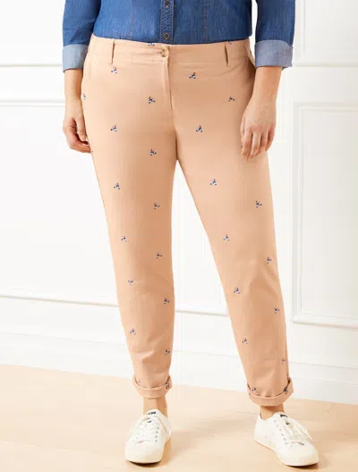 TALBOTS MISSES - RELAXED CHINO PANTS - VESPA RIDE - FAWN - 16 TALBOTS