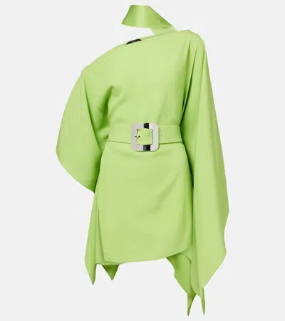 TALLER MARMO TAYLOR ONE-SHOULDER BELTED KAFTAN