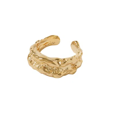 TAMI&TAMI WOMEN'S GOLD / SILVER MATIAS GLOWY RING
