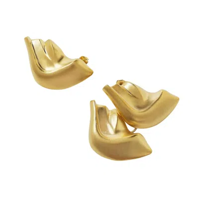 TAMI&TAMI WOMEN'S TEN SIXTY FOUR STUDIO BODY SIX GOLD EARRINGS