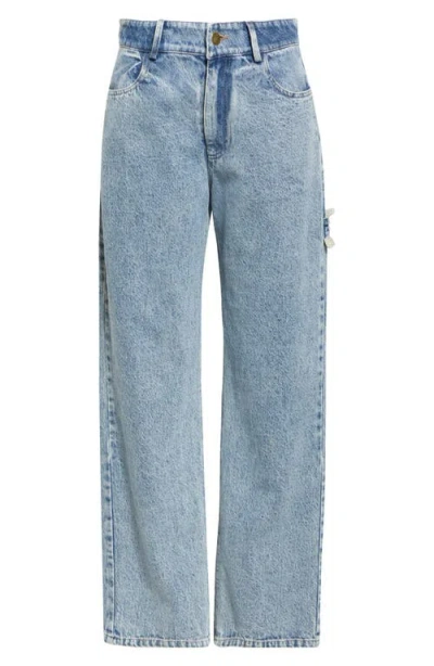 TANNER FLETCHER TANNER FLETCHER GENDER INCLUSIVE SID LACE LOOP STRAIGHT LEG CARPENTER JEANS
