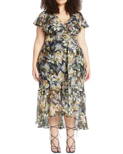 TANYA TAYLOR TANYA TAYLOR BLAIRE SILK & LINEN-BLEND MIDI DRESS