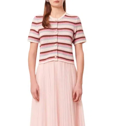 TARA JARMON GEMILA KNIT SWEATER IN ROSE