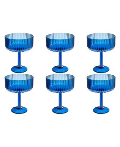 TARHONG MESA COUPE GLASSES, SET OF 6
