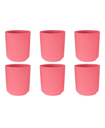 TARHONG MESA GOBLET GLASSES, SET OF 6