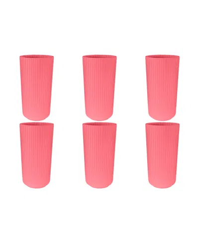 TARHONG MESA JUMBO GLASSES, SET OF 6