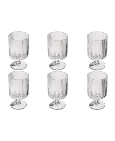 TARHONG PARTY SLEEVE STEMLESS GLASSES, SET OF 6