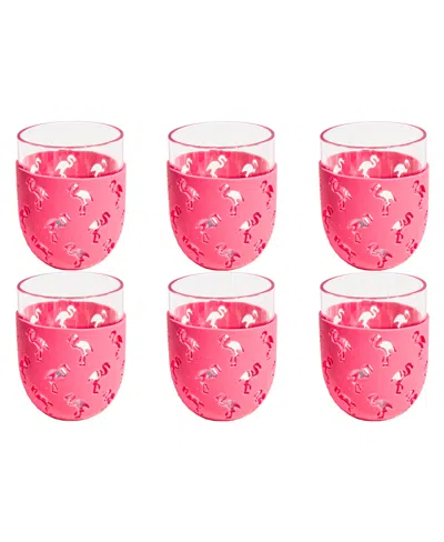 TARHONG PARTY SLEEVE STEMLESS GLASSES, SET OF 6