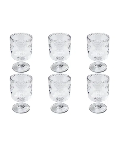 TARHONG TALAVERA TUMBLER GLASSES, SET OF 6