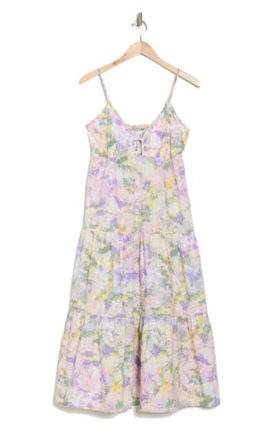 TART TART ROYAN EMPIRE WAIST ORGANIC COTTON MIDI DRESS