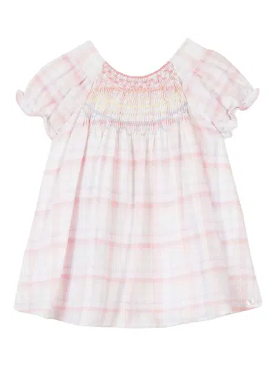 TARTINE ET CHOCOLAT CHECKED DRESS