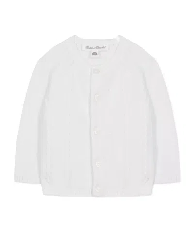 TARTINE ET CHOCOLAT LONG-SLEEVED KNITTED CARDIGAN