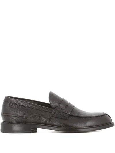 TASSINARI TEXTURED LEATHER LOAFERS