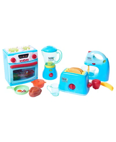 TASTY JR. 4 IN 1 MINI CHEF PLAY SET, 14 PIECE