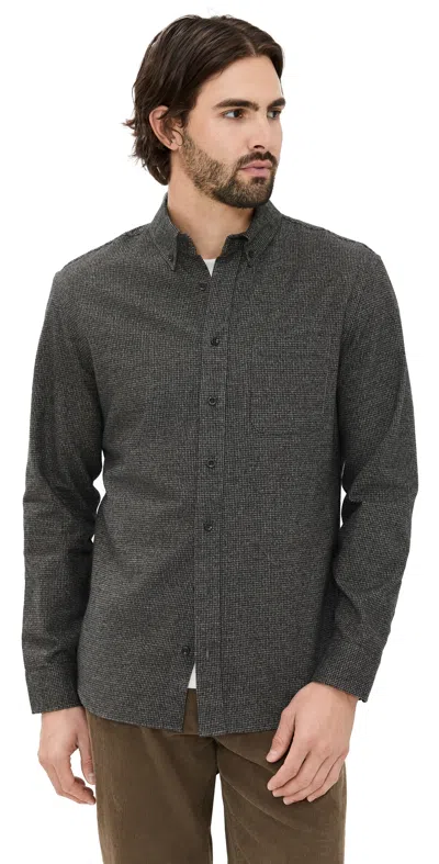 TAYLOR STITCH JACK HOUNDSTOOTH SHIRT DARK FOREST