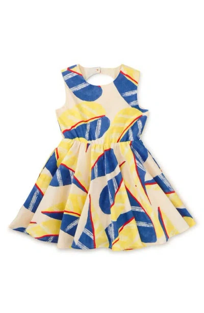 TEA COLLECTION TEA COLLECTION OPEN BACK TWIRL DRESS