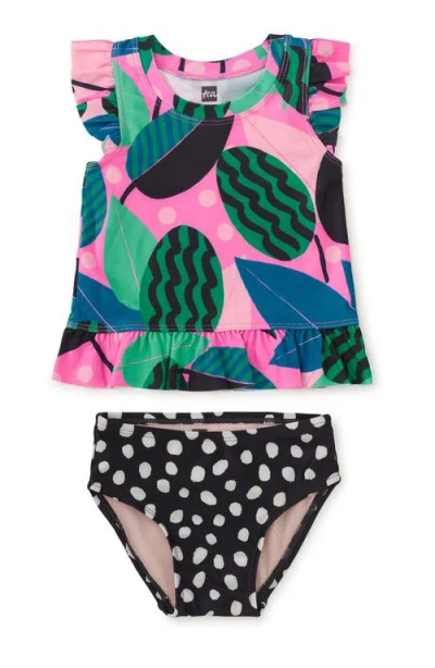 TEA COLLECTION TEA COLLECTION SHORT SLEEVE BABY SWIM SET