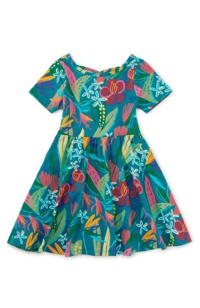 TEA COLLECTION TEA COLLECTION SHORT SLEEVE BALLET DRESS