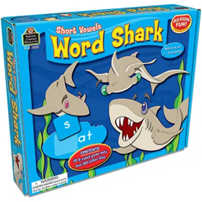 TEACHER CREATED RESOURCES WORD SHARK SHORT VOWELS GAME
