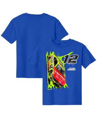 TEAM PENSKE BIG BOYS AND GIRLS ROYAL RYAN BLANEY CAR T-SHIRT