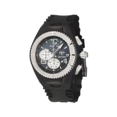 TECHNOMARINE TECHNOMARINE BLACK CRUISE GEM 108026 DIAMOND + EXTRA BAND COVER 40MM