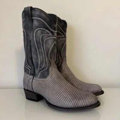 TECOVAS TECOVAS THE NOLAN 'GUNSMOKE RELIC LIZARD' SIZE 12EE (WIDE)