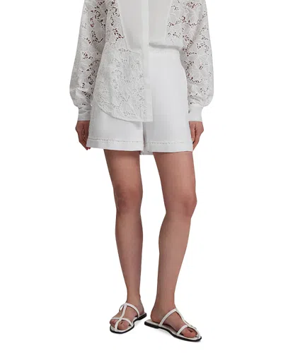 TED BAKER BUCCIA TRIM LINEN SHORTS