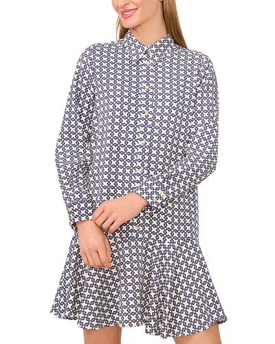 TED BAKER DROP WAIST RUFFLED HEM DRESS