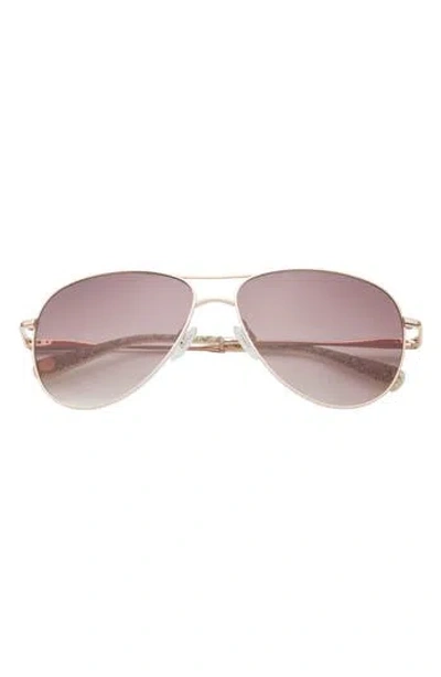 TED BAKER TED BAKER LONDON 59MM FULL RIM AVIATOR SUNGLASSES