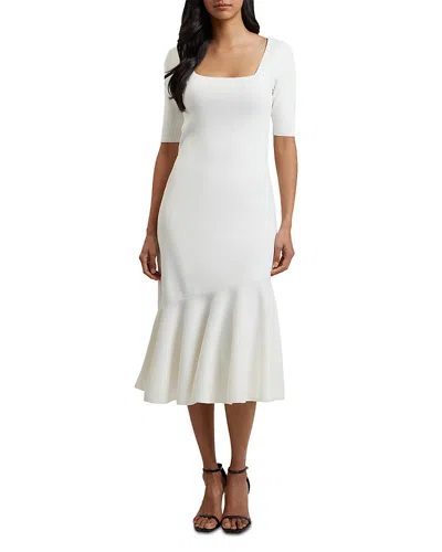 TED BAKER MIYHAA KNIT MIDI DRESS