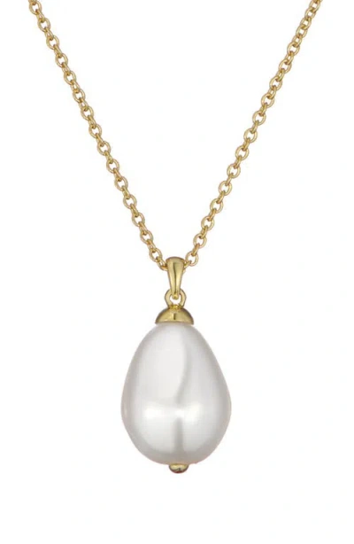 TED BAKER TED BAKER PARMLIA FAUX PEARL PENDANT NECKLACE