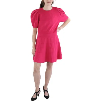 TED BAKER WOMENS RUCHED MIDI WEAR TO WORK DRESS